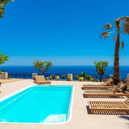Villa Santorini At With Sea View