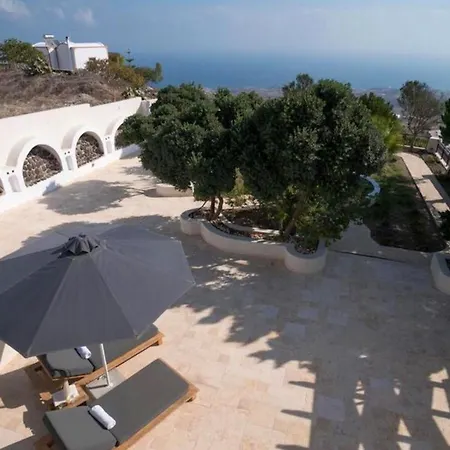 Villa Santorini At With Sea View *